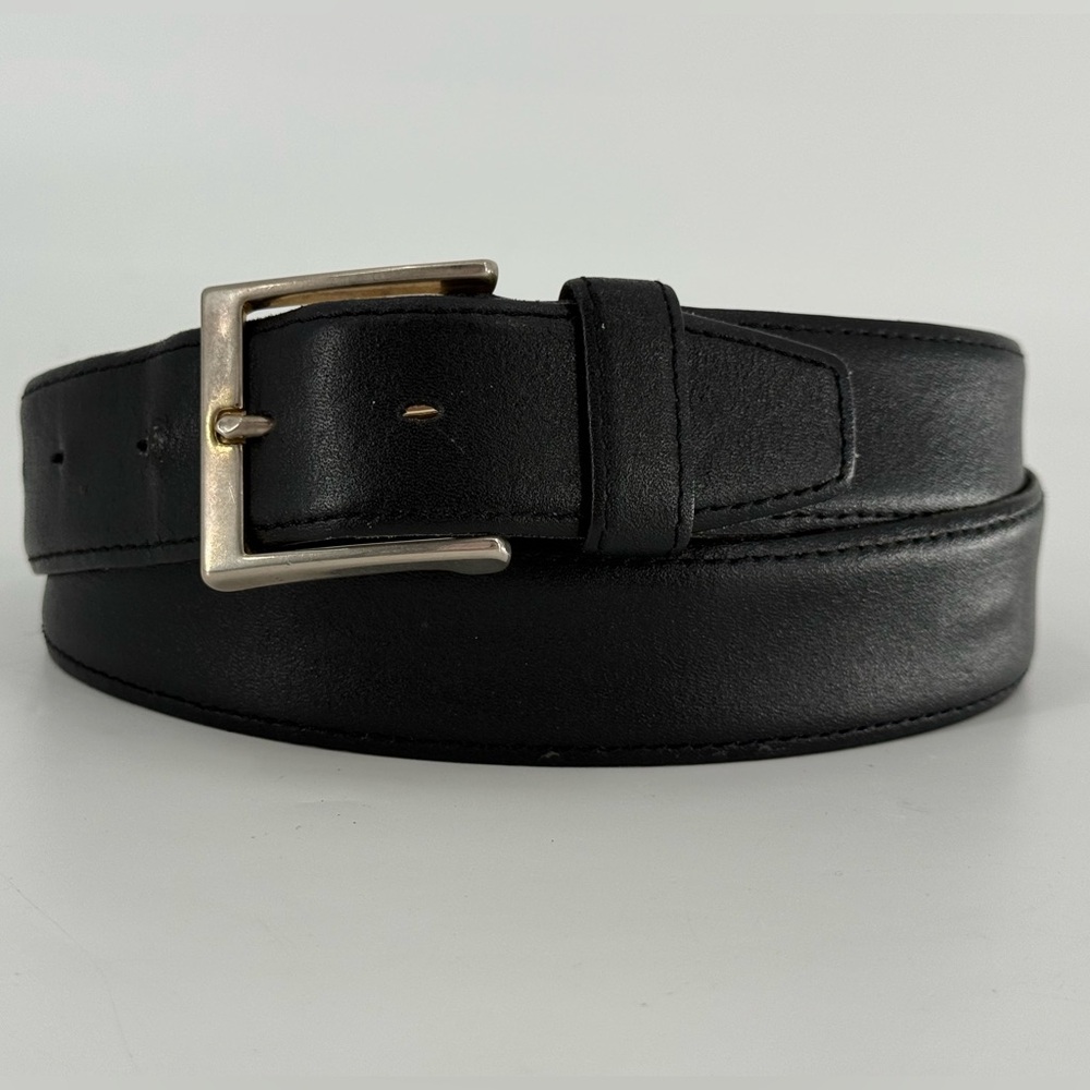 Vintage Leather Black‎ Belt 38